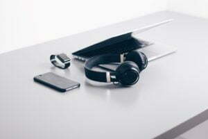 a black and silver object