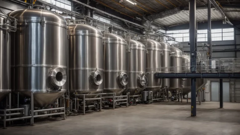 a row of large stainless steel tanks in an industrial setting, dedicated for storing and supplying liquid nitrogen.