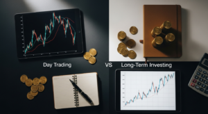 day trading vs long-term investing