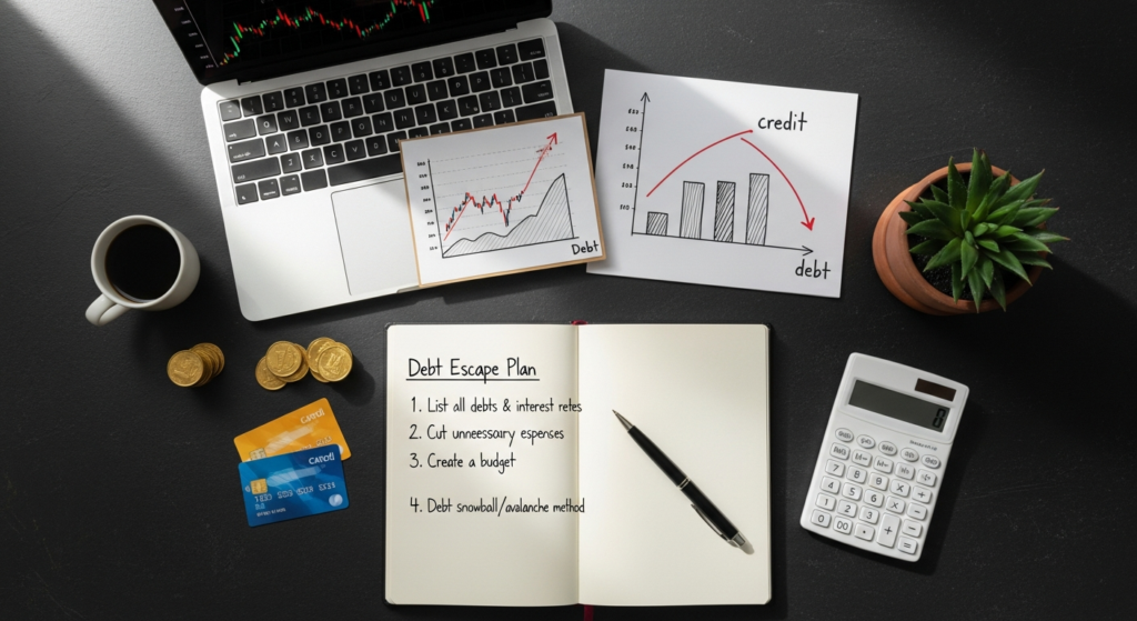 how to get out of credit card debt