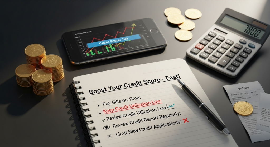 how to improve credit score quickly