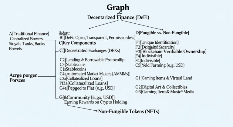 defi and nfts explained — featured illustration