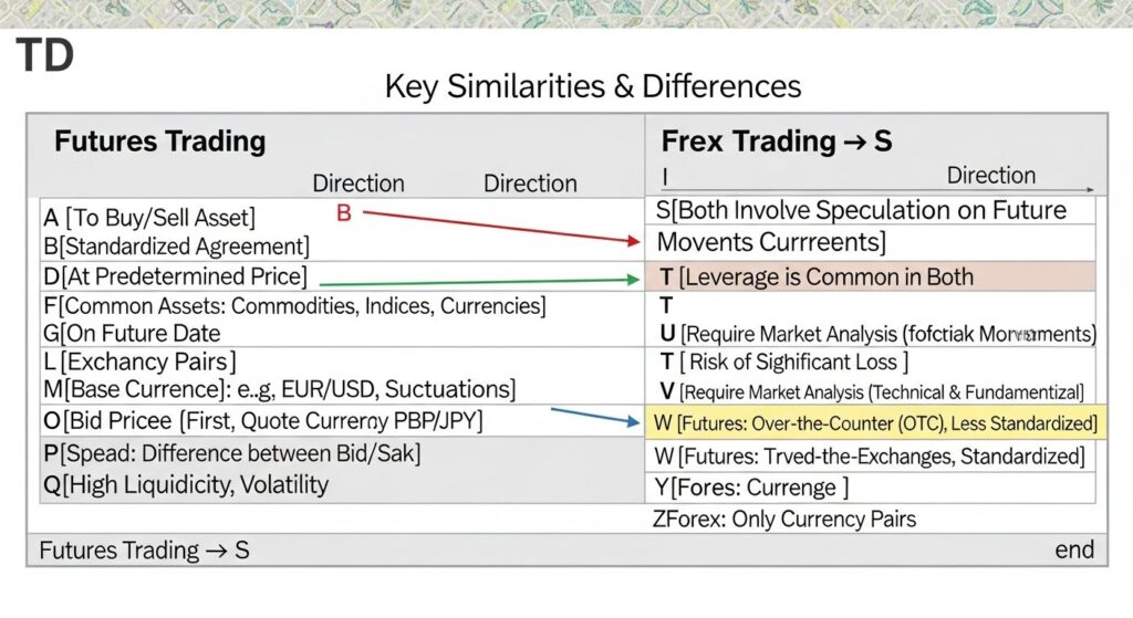 futures and forex trading — featured illustration