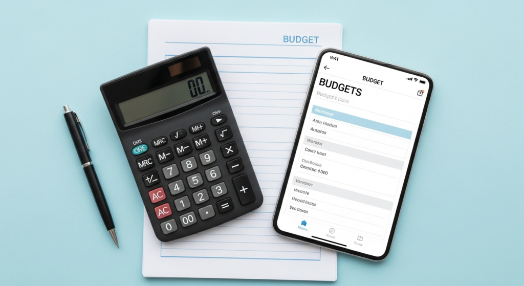 how to create household budget